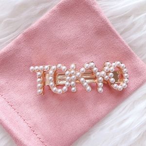NEW! Pearl Gold City Hair Clip/Barette in TOKYO!